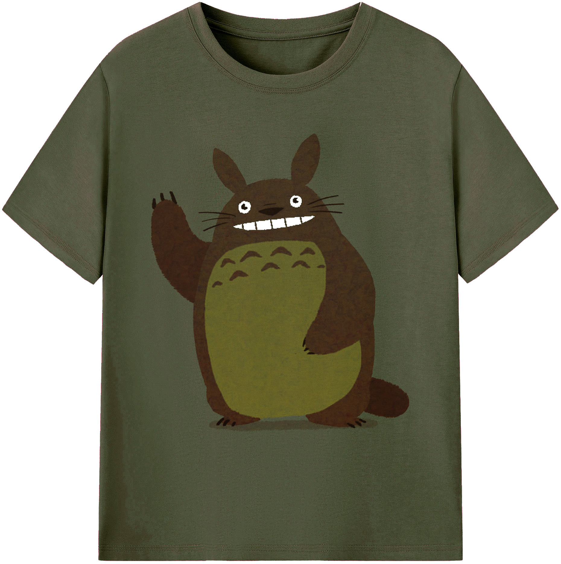 （画像用） となりのトトロ 草壁メイ 草壁サツキ My Neighbor Totoro Satsuki Kusakabe Mei Kusakabe 綿100％ メンズ半袖Tシャツ｜肌触りやわらか＆通気性